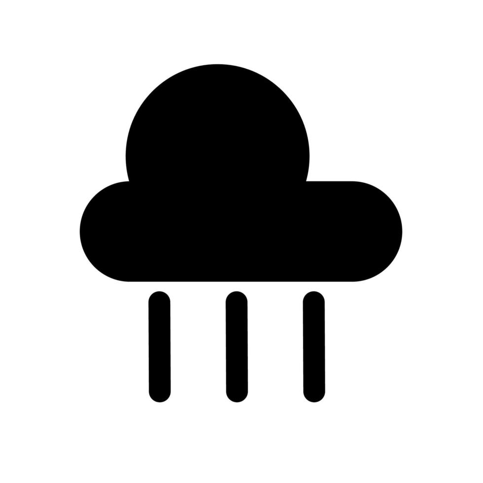 illustration graphique vectoriel de l'icône de la pluie
