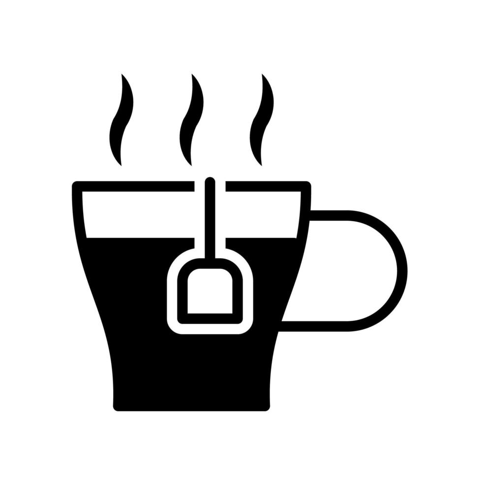 illustration graphique vectoriel de l'icône de la tasse de thé