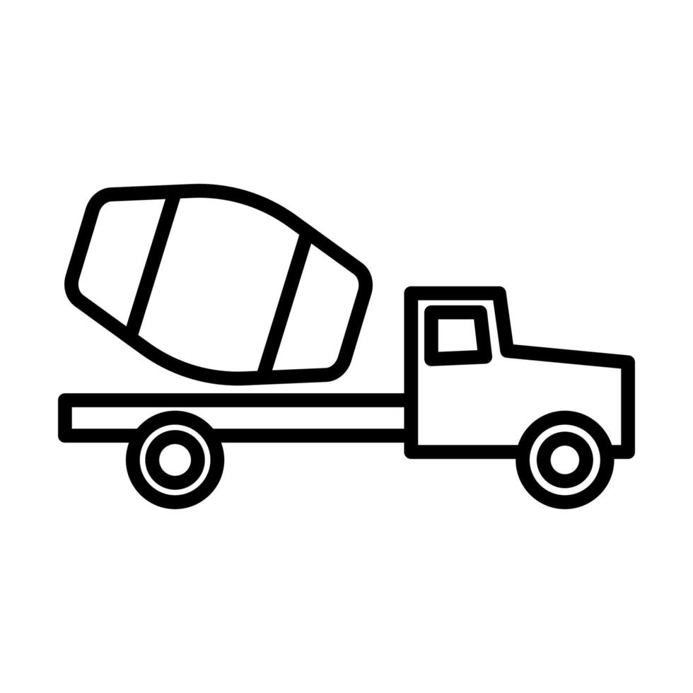 illustration graphique vectoriel de l'icône du camion