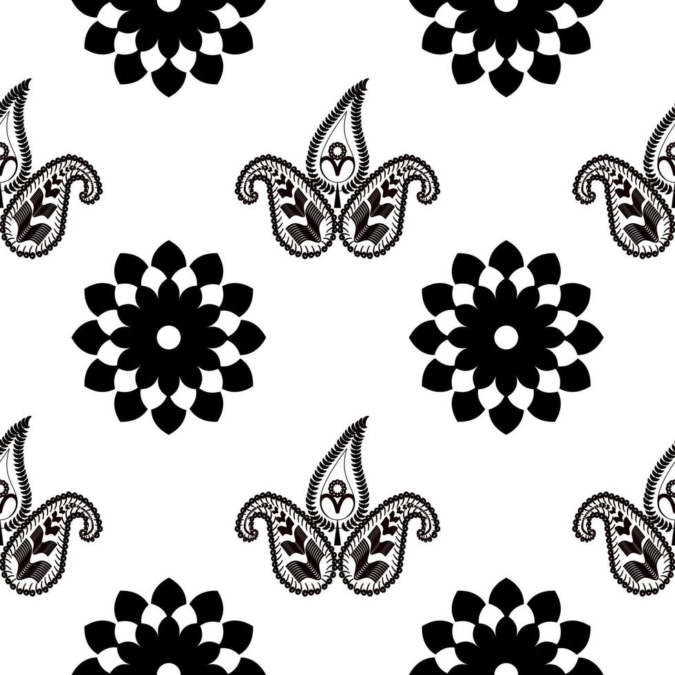 Motif ethnique oriental traditionnel.design pour le fond Tapis Papier peint Vêtements Vêtements Emballage Tissu Illustration vectorielle vecteur