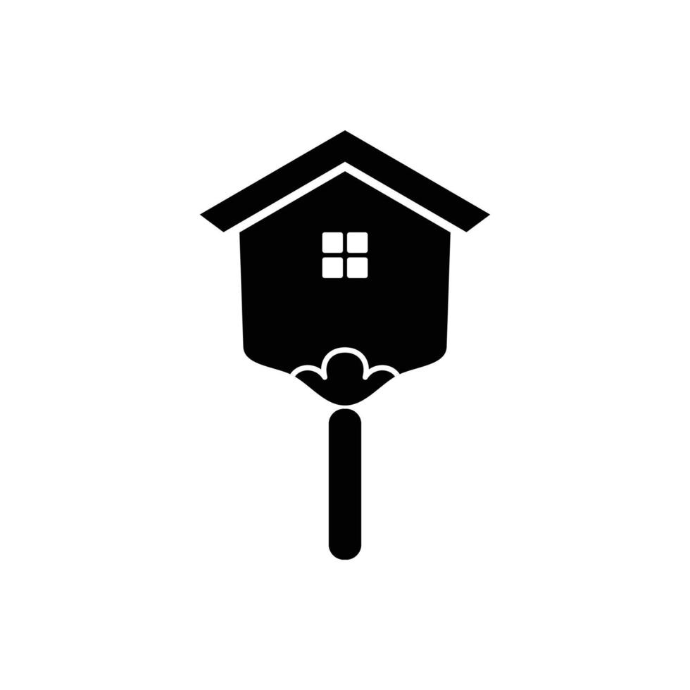 logo de la maison, icône de la maison. maison icône vecteur isolé sur fond blanc. signe simple icône maison