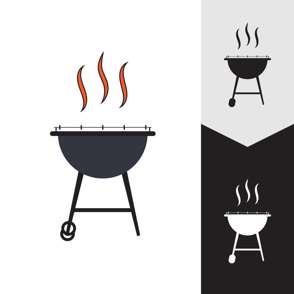 barbecue icône illustration vectorielle vecteur