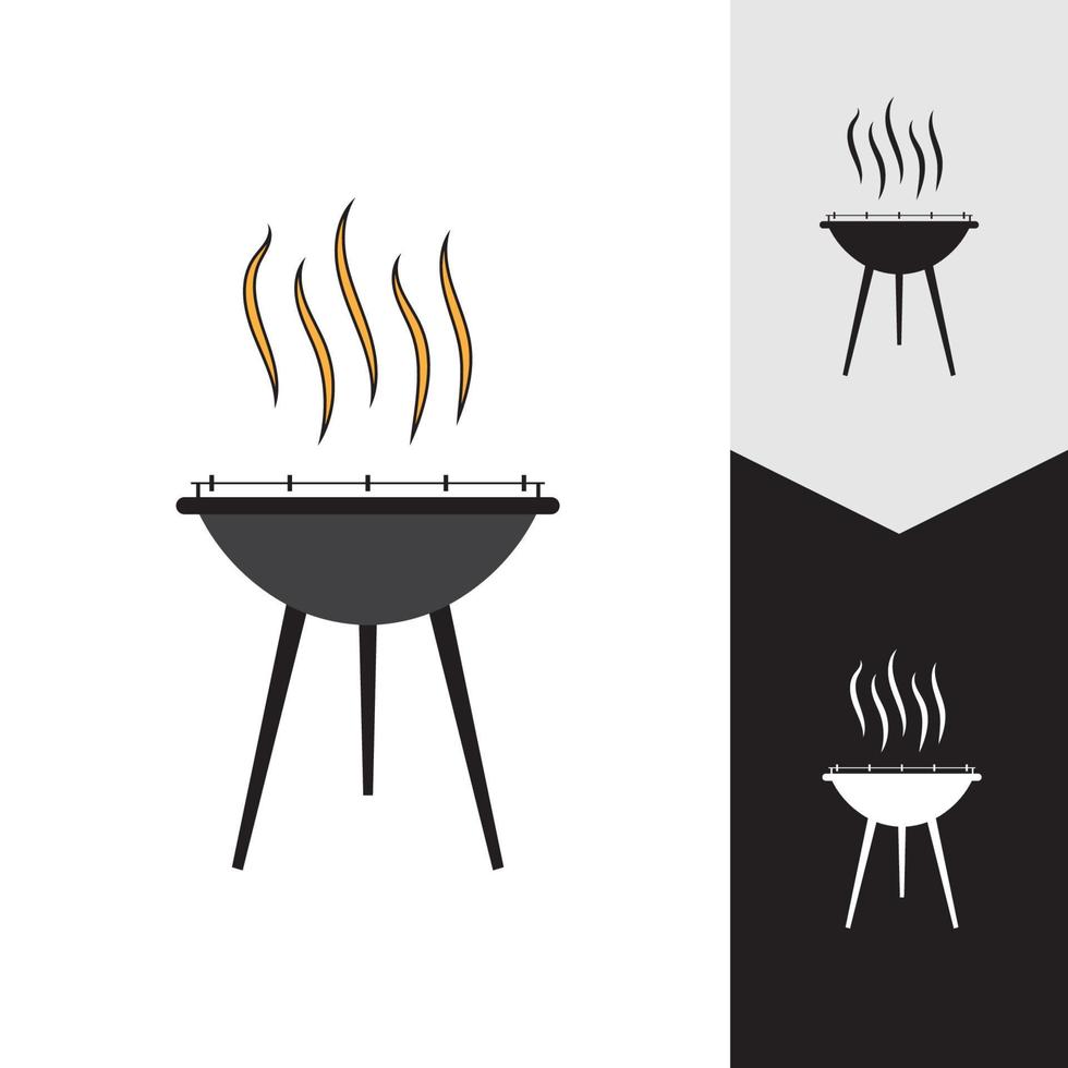 barbecue icône illustration vectorielle vecteur