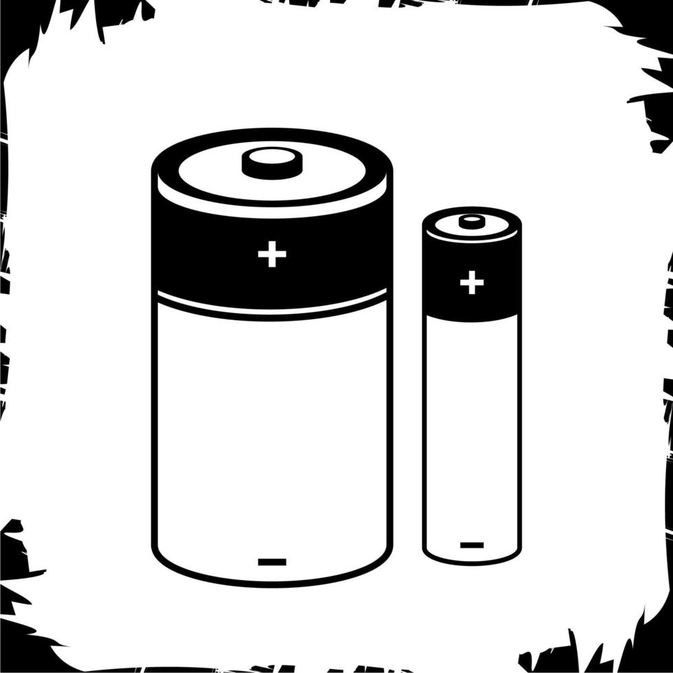 vecteur objets illustration icône batterie électrique