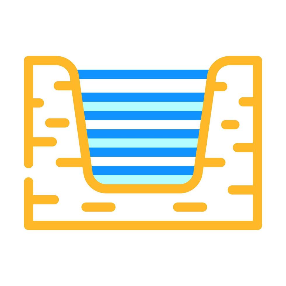 boîte de serviettes couleur icône illustration vectorielle vecteur