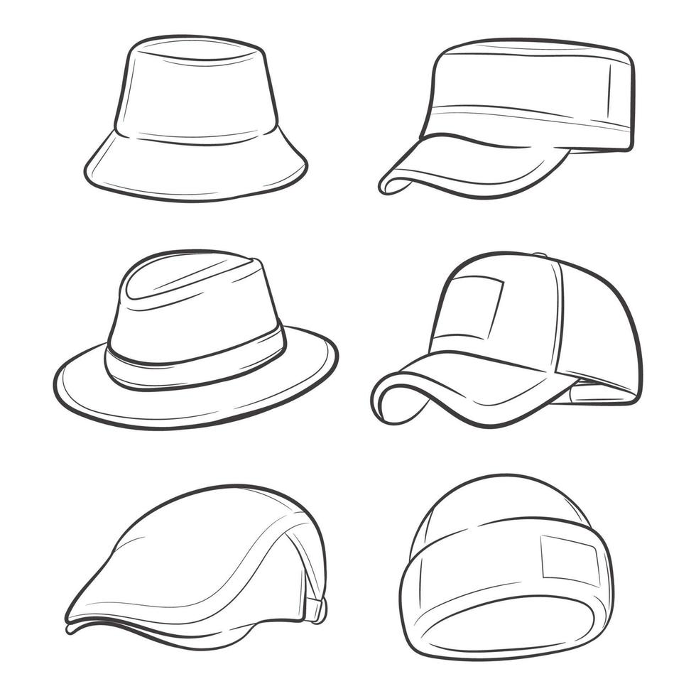 illustration vectorielle de chapeau vecteur