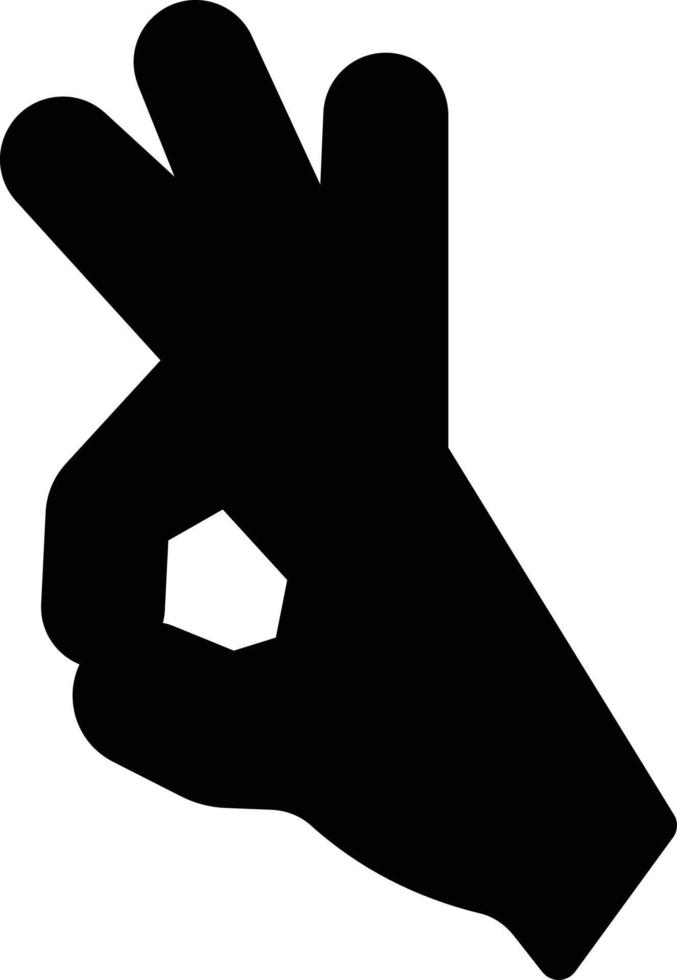 illustration vectorielle de geste sur un fond. symboles de qualité premium. icônes vectorielles pour le concept et la conception graphique. vecteur