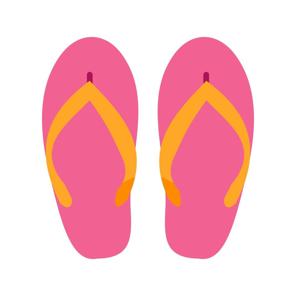icône de ligne de pantoufles vecteur