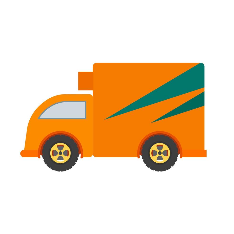 icône de ligne de camion lourd vecteur