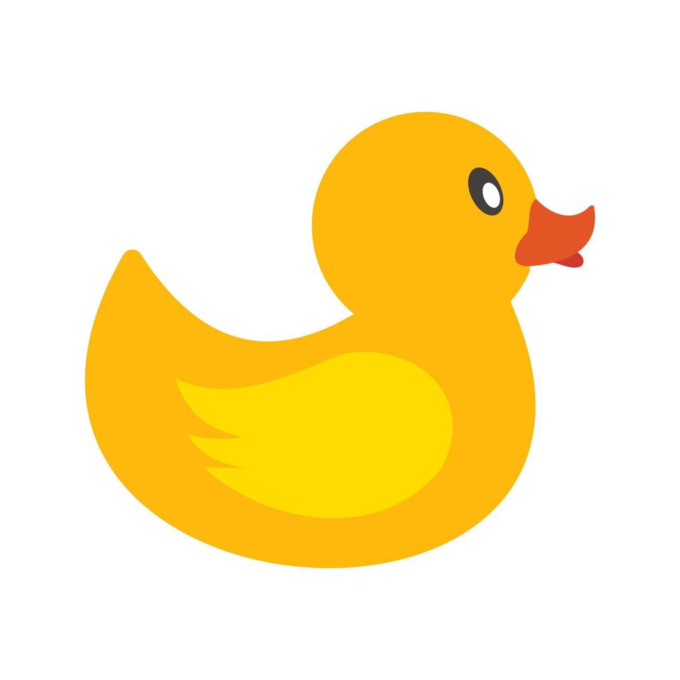 icône de ligne de canard vecteur