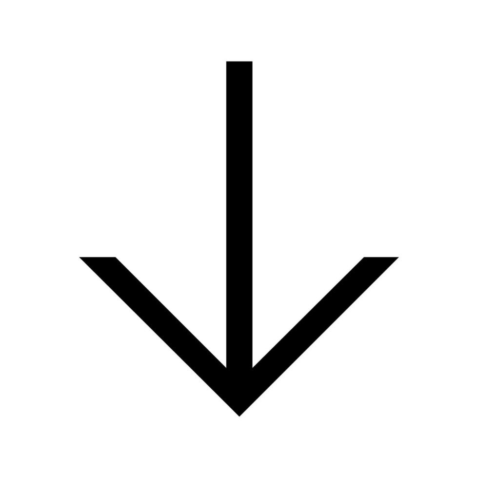 flèche illustrée sur fond blanc vecteur