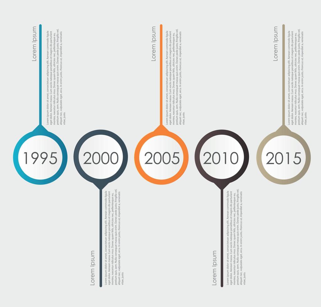 éléments de conception infographique pour l'illustration vectorielle de votre entreprise. vecteur