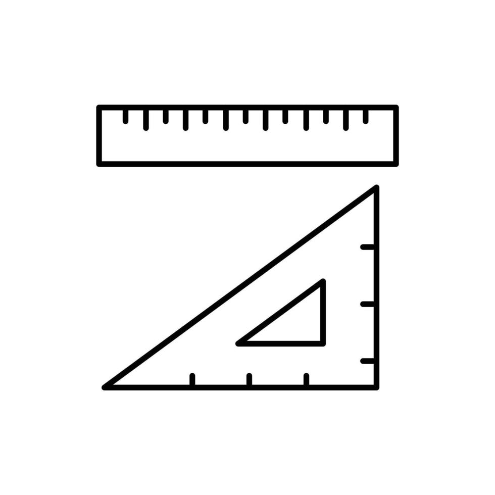 vecteur de règle pour la présentation de l'icône du symbole du site Web