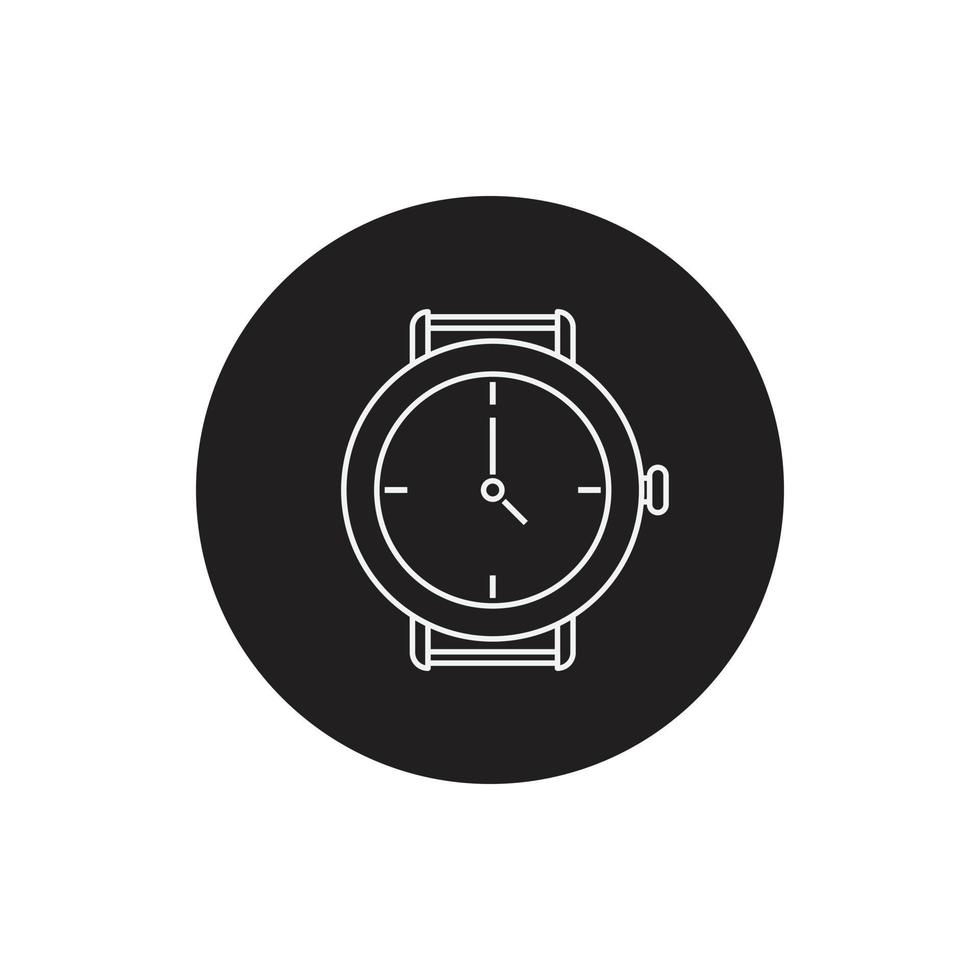 vecteur d'horloge pour la présentation de l'icône du symbole du site Web