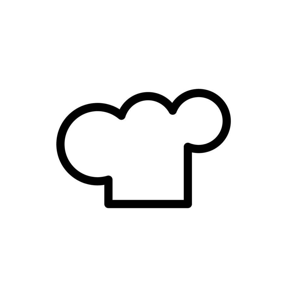 illustration graphique vectoriel de l'icône du chapeau de chef