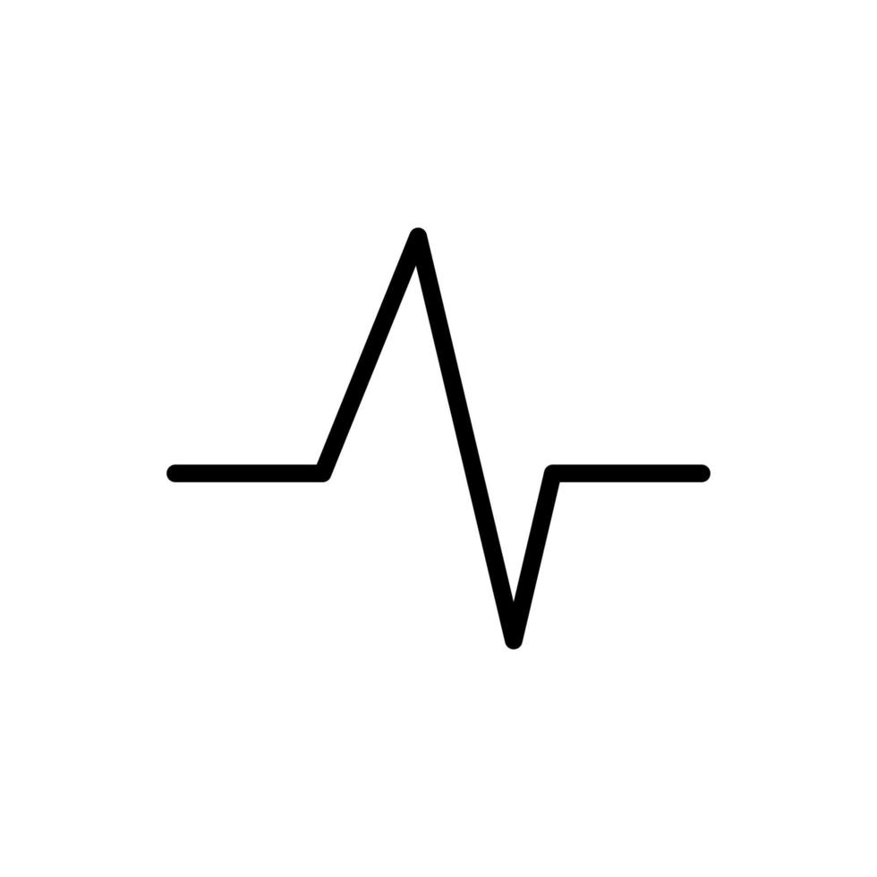 illustration graphique vectoriel de l'icône du pouls cardiaque