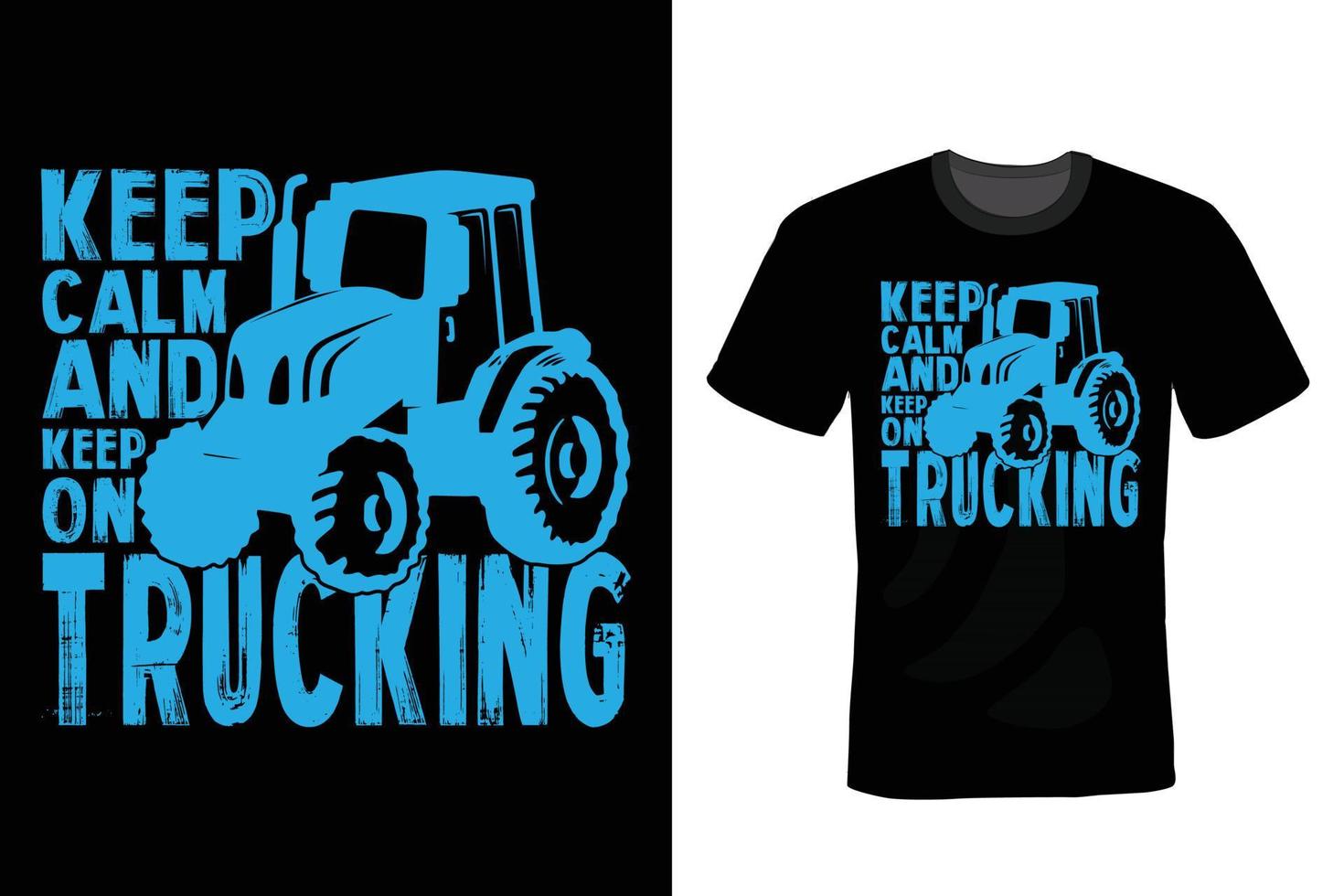 conception de t-shirt de camion, vintage, typographie vecteur