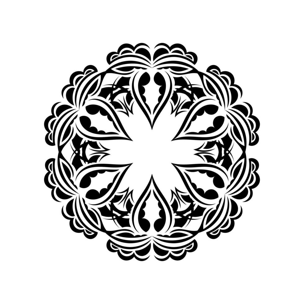 ornements décoratifs en forme de fleur. illustration vectorielle mandala vecteur