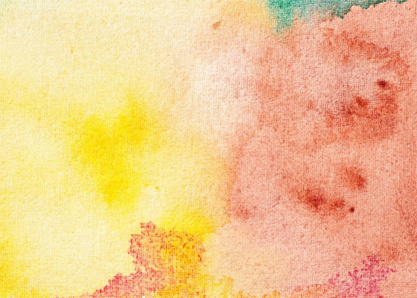 vecteur de fond de texture aquarelle à la main, fond abstrait coloré à la main