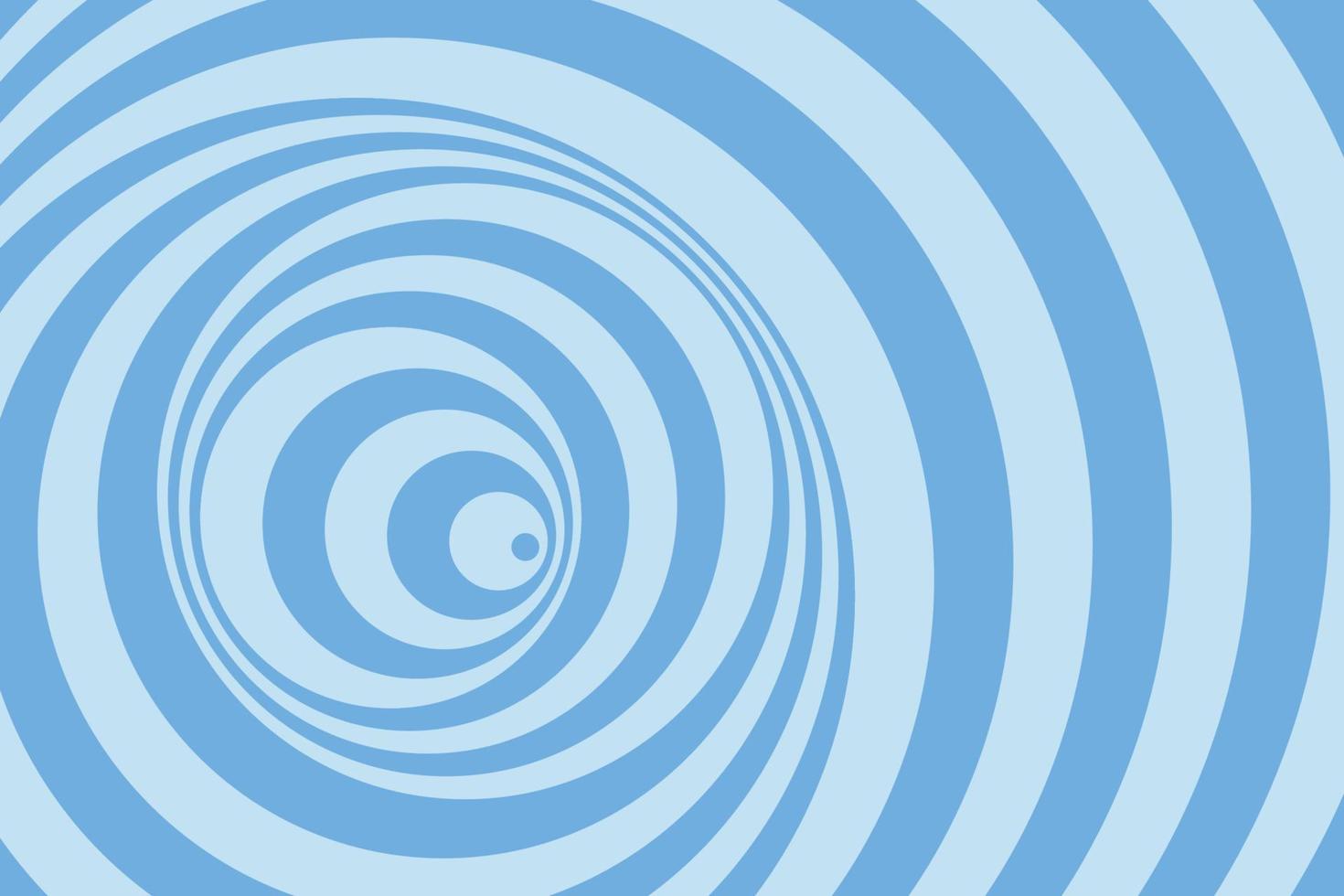 fond de spirale psychédélique hypnotique. illustration de rayures bleu marine dans le style rétro vecteur