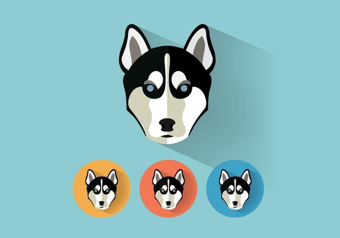 Wolf Portraits Vector