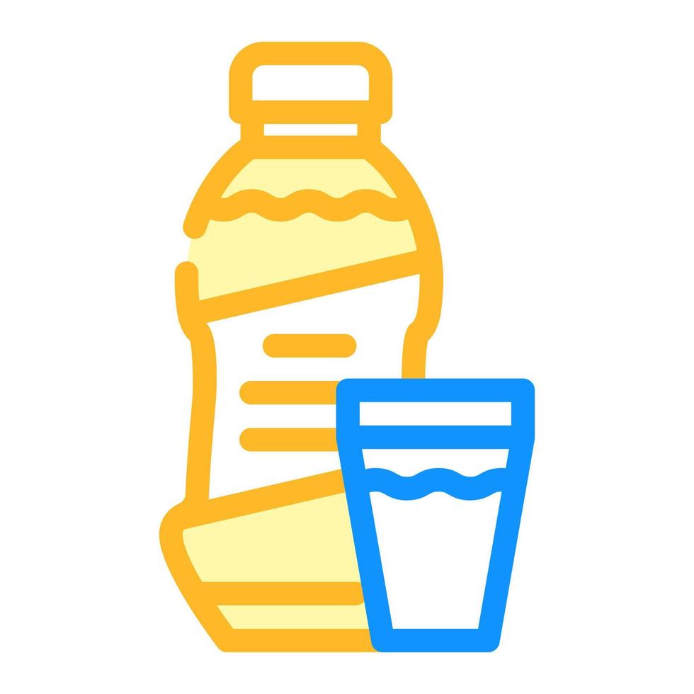 illustration vectorielle d'icône de couleur de nourriture en conserve de sirop vecteur
