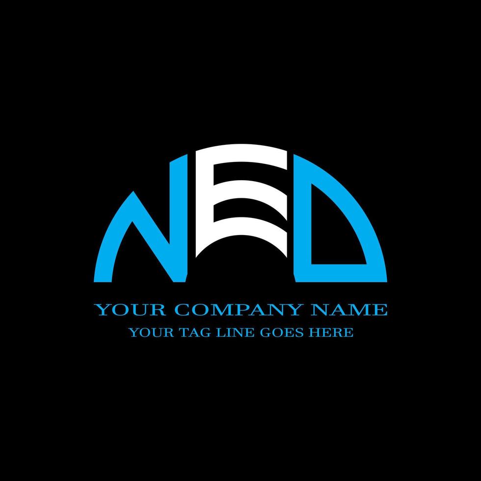 création de logo de lettre nd avec graphique vectoriel