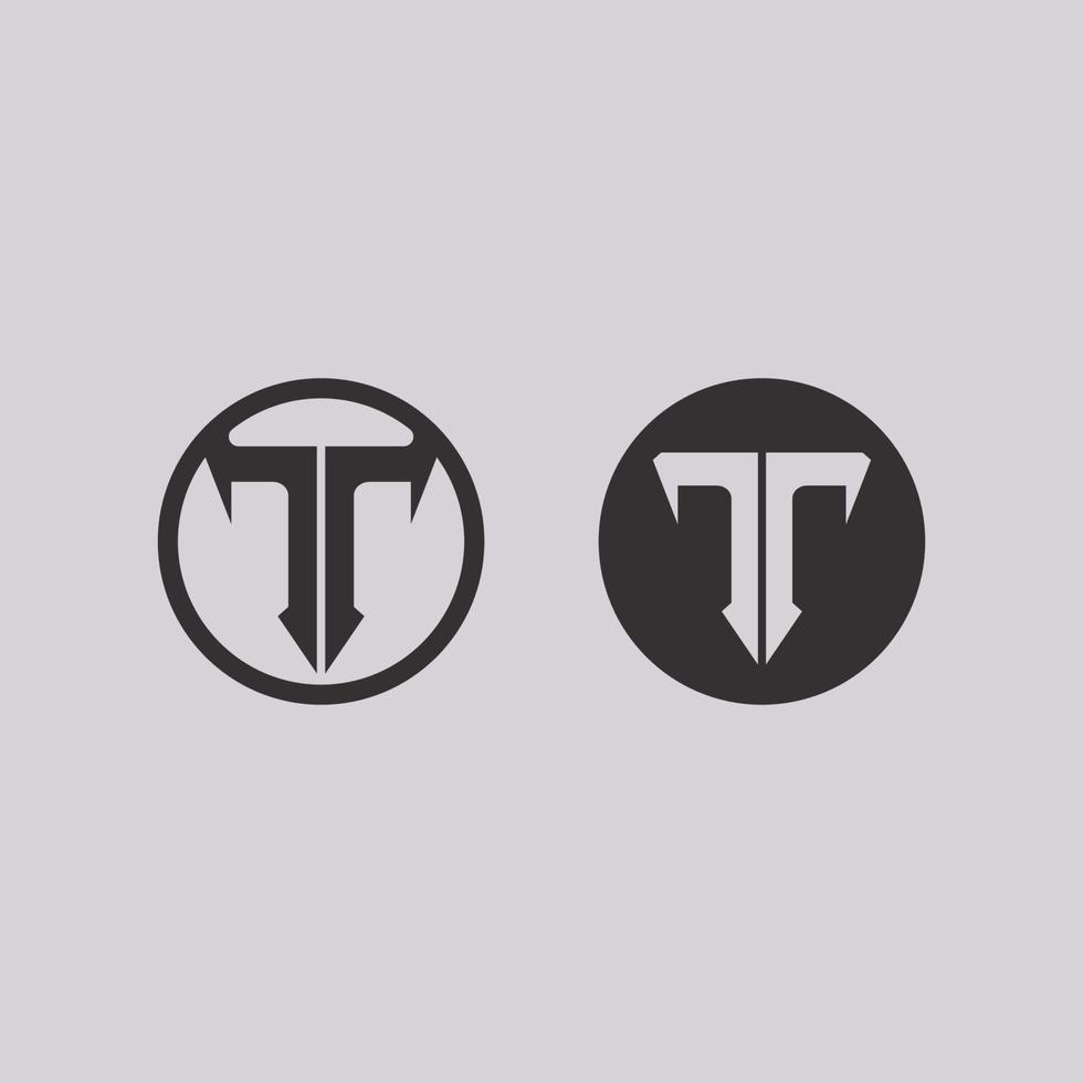 lettre t, t logo vector police alphabet design et icône t