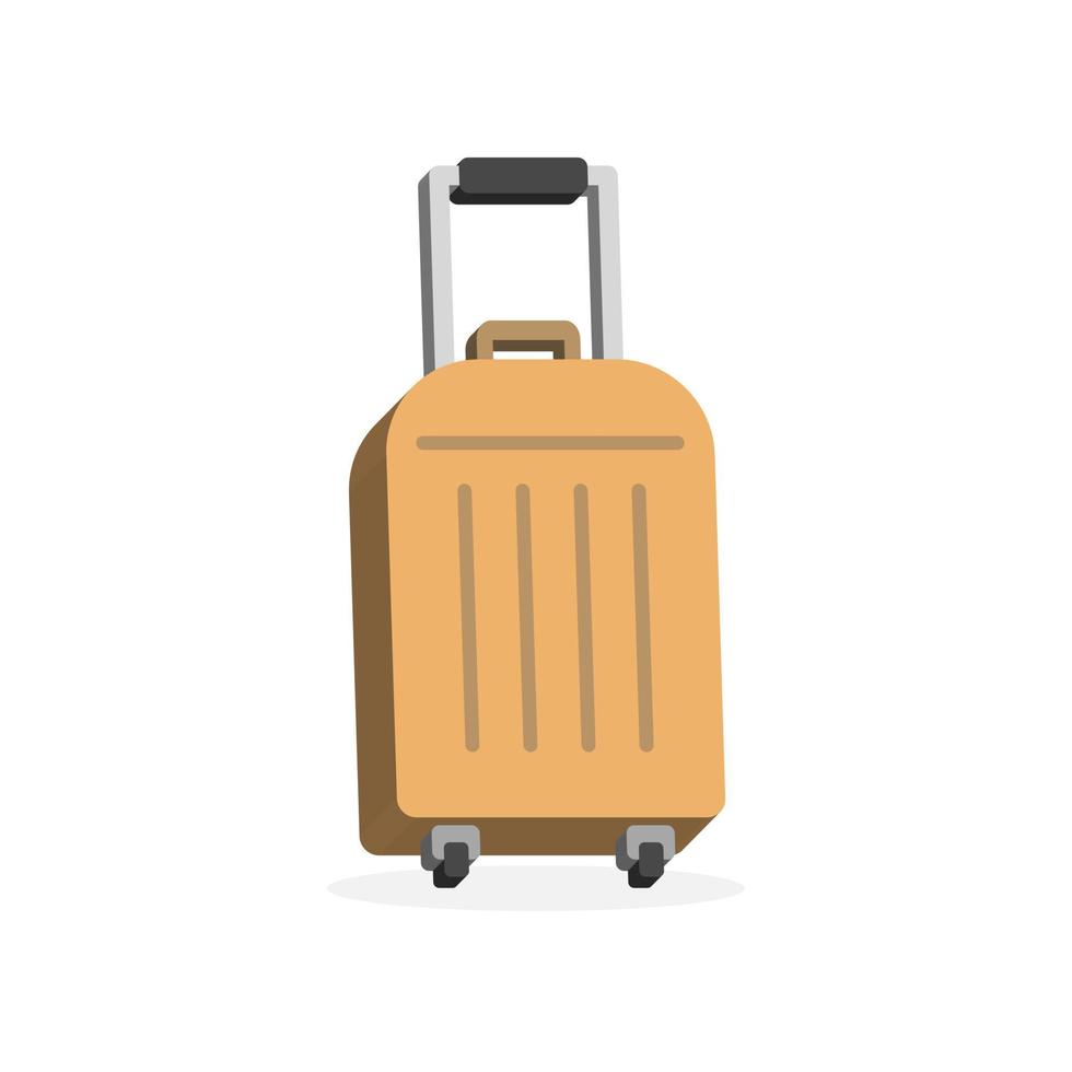concept de bagages 3d dans un style de dessin animé minimal vecteur