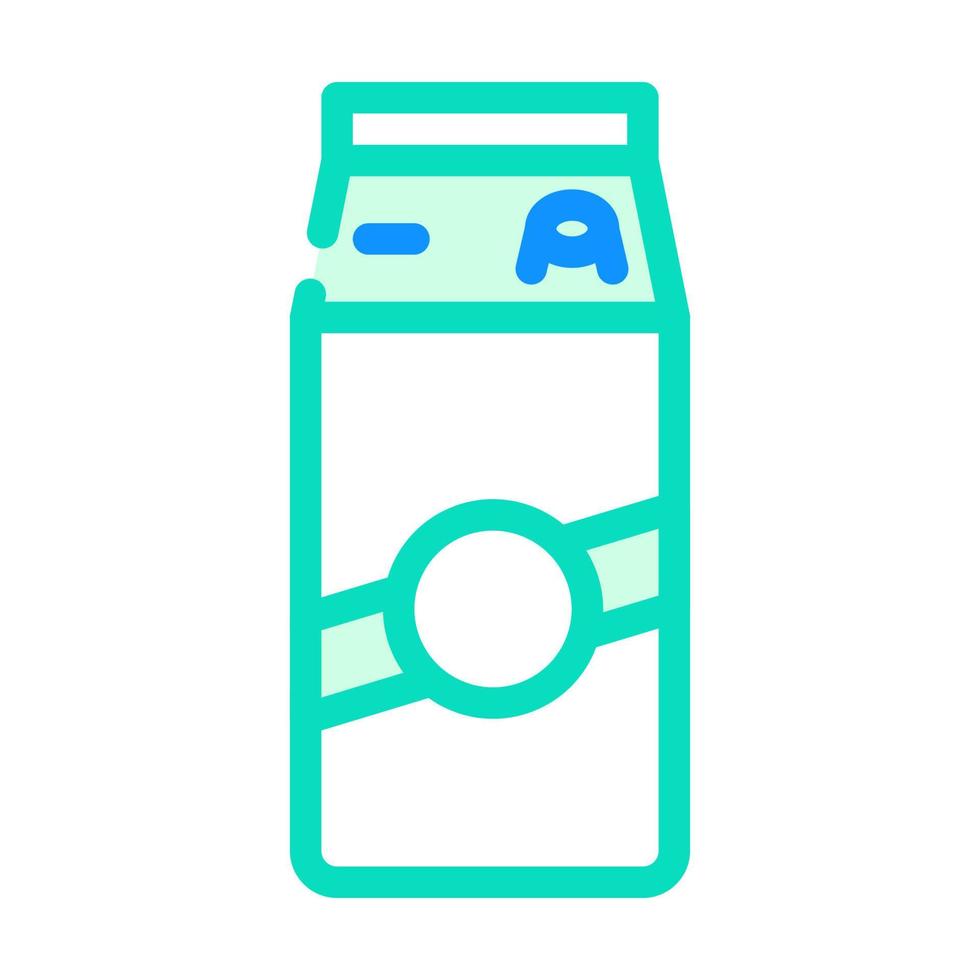 produit laitier paquet couleur icône illustration vectorielle vecteur