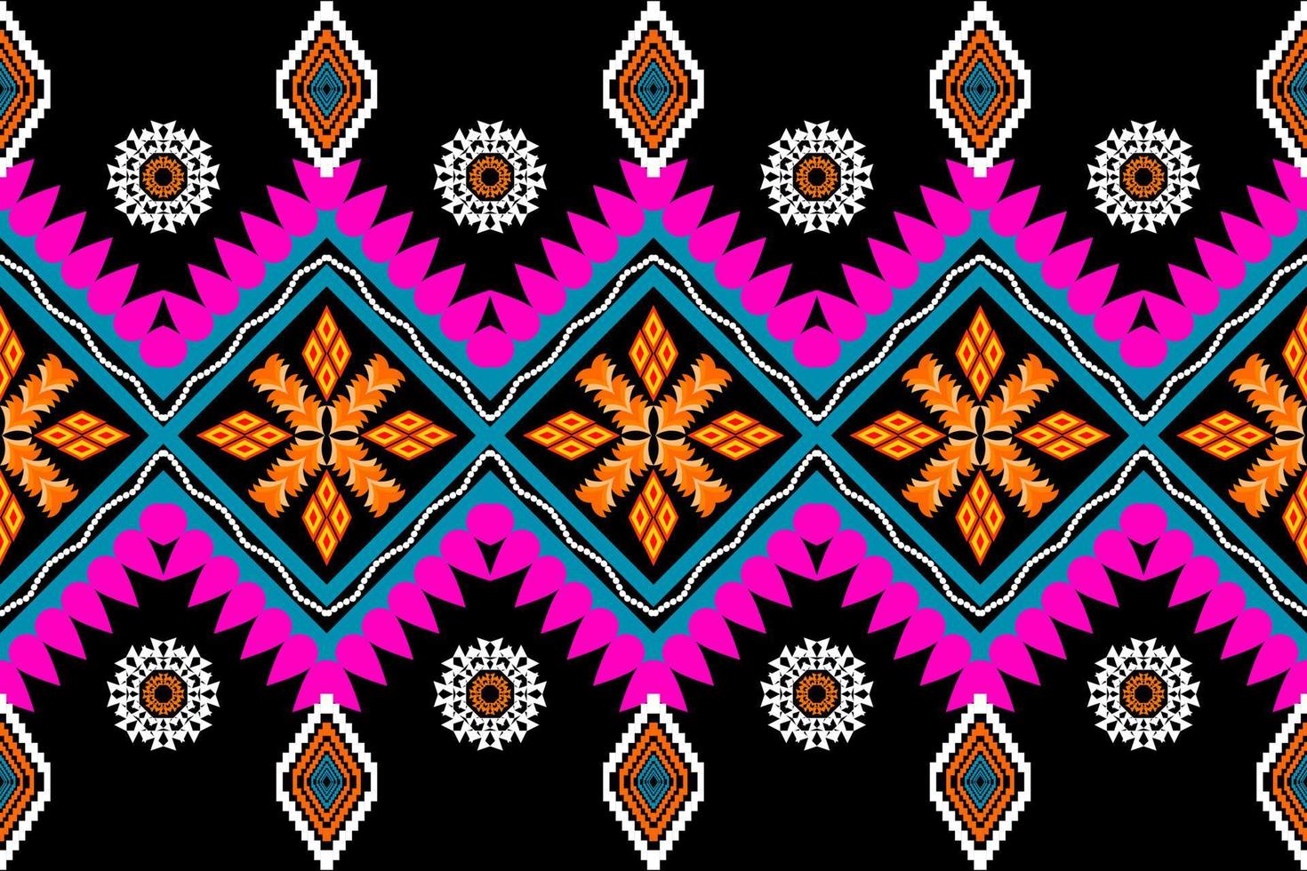 belle broderie.motif oriental ethnique géométrique style traditionnel .aztec, abstrait, vecteur, illustration.design pour la texture, le tissu, les vêtements, l'emballage, la mode, le tapis, l'impression. vecteur
