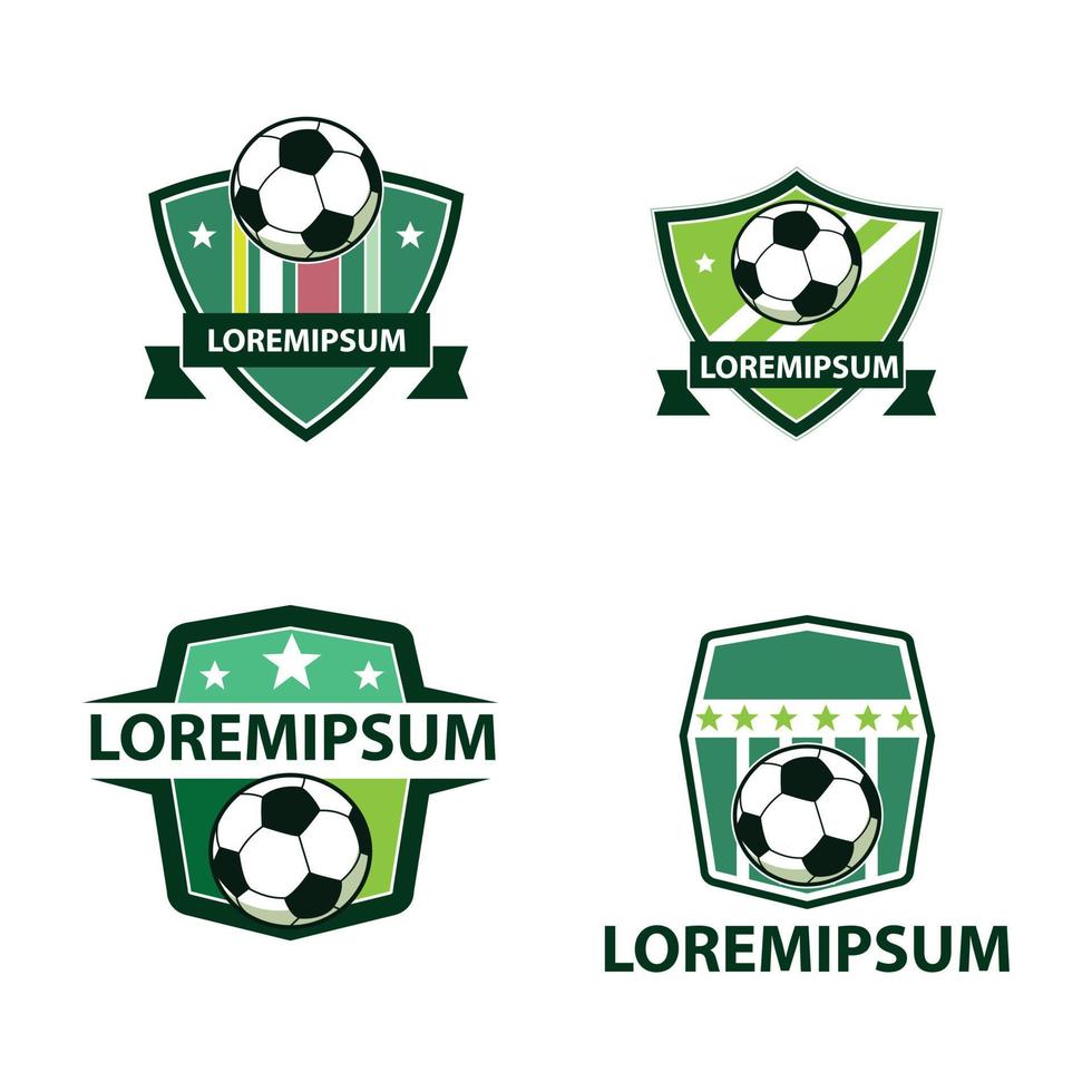 illustration de logo de football vecteur