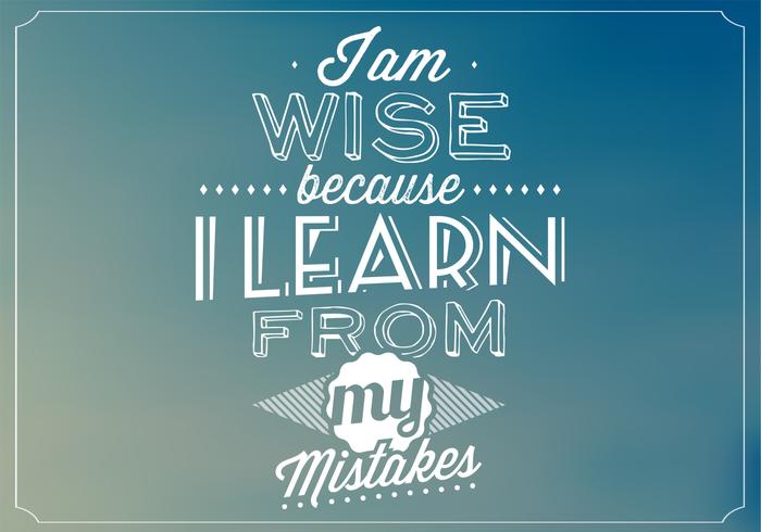 I am Wise Vector Background