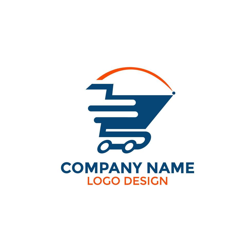 vecteur de logo de magasinage, modèle d'icône de logo de boutique en ligne