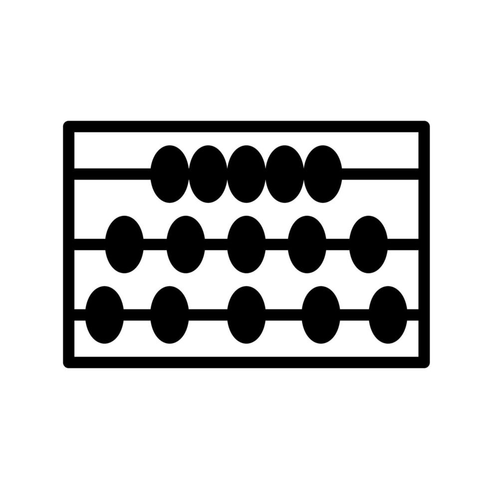 modèle d'icône boulier vecteur