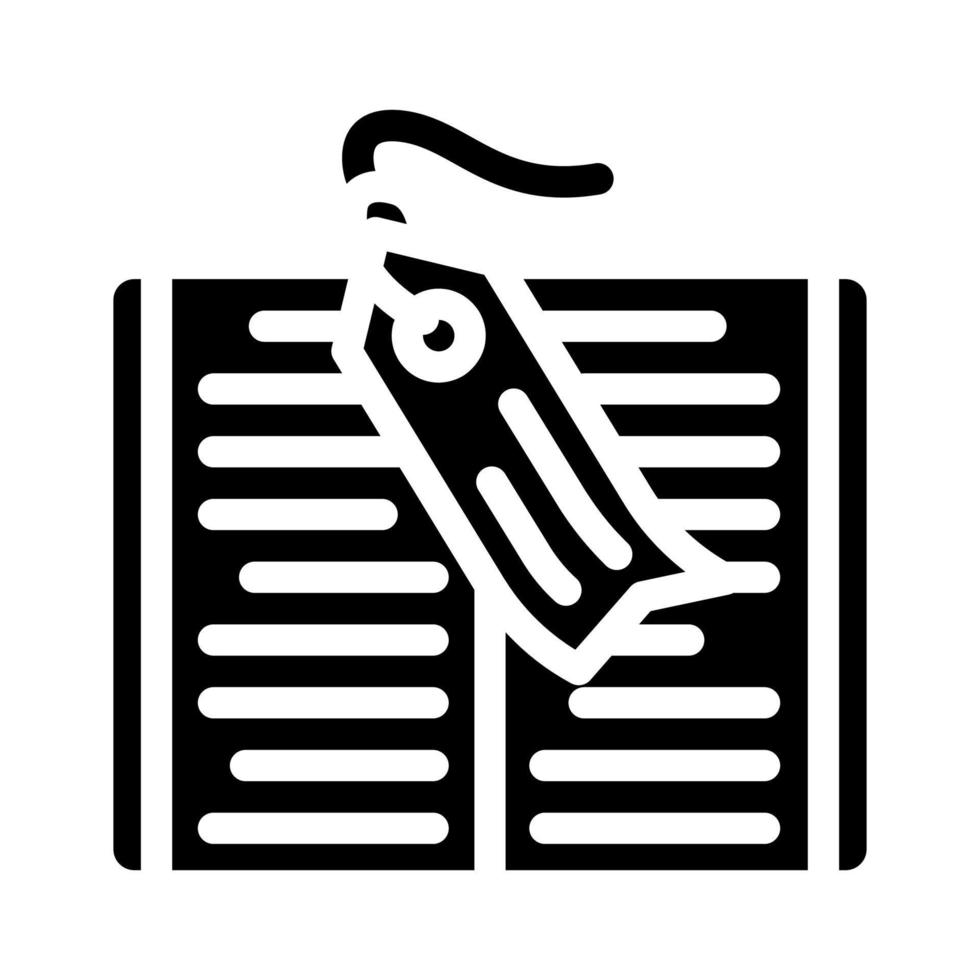 signet accessoire glyphe icône illustration vectorielle vecteur
