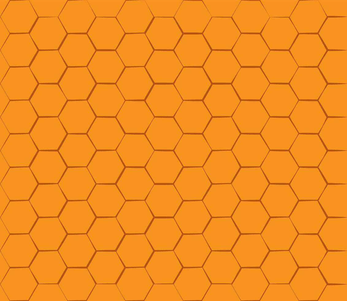 illustration vectorielle de fond de forme géométrique en nid d'abeille sans soudure vecteur