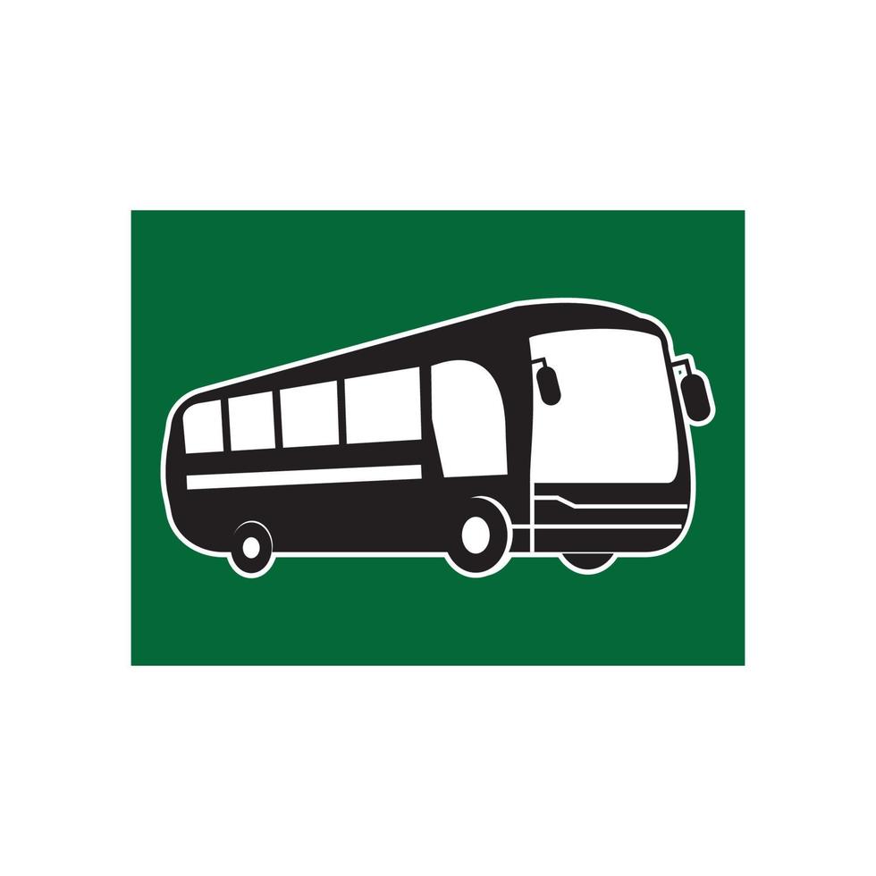 conception d'illustration vectorielle d'icône de bus vecteur
