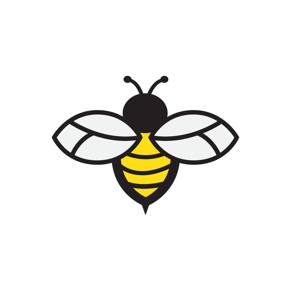 vecteur de logo d'abeille