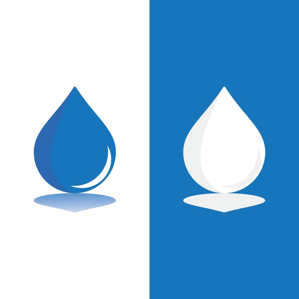 illustration vectorielle de goutte d'eau logo vecteur