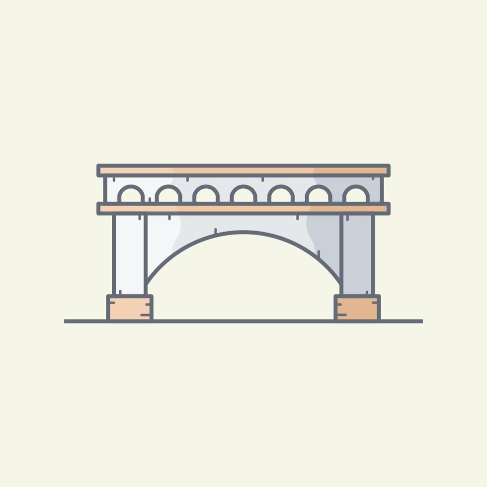 illustration vectorielle de pont vecteur