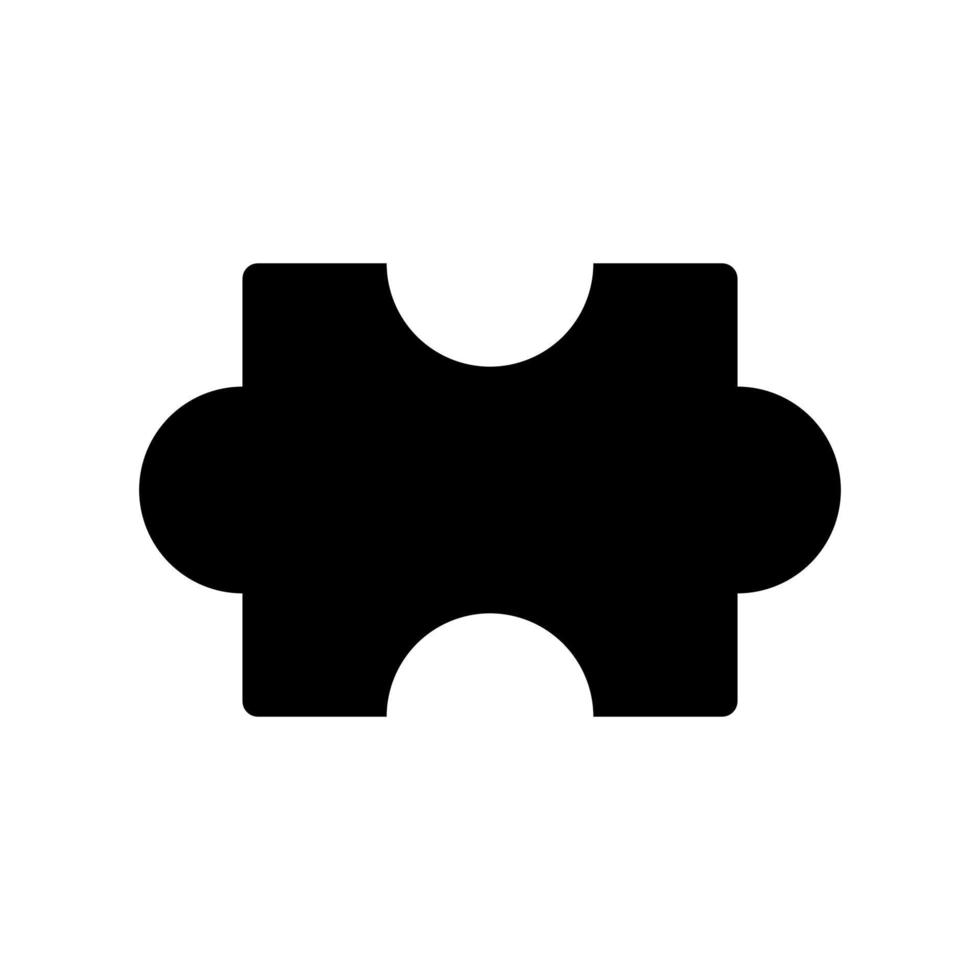 vecteur de silhouette de puzzle
