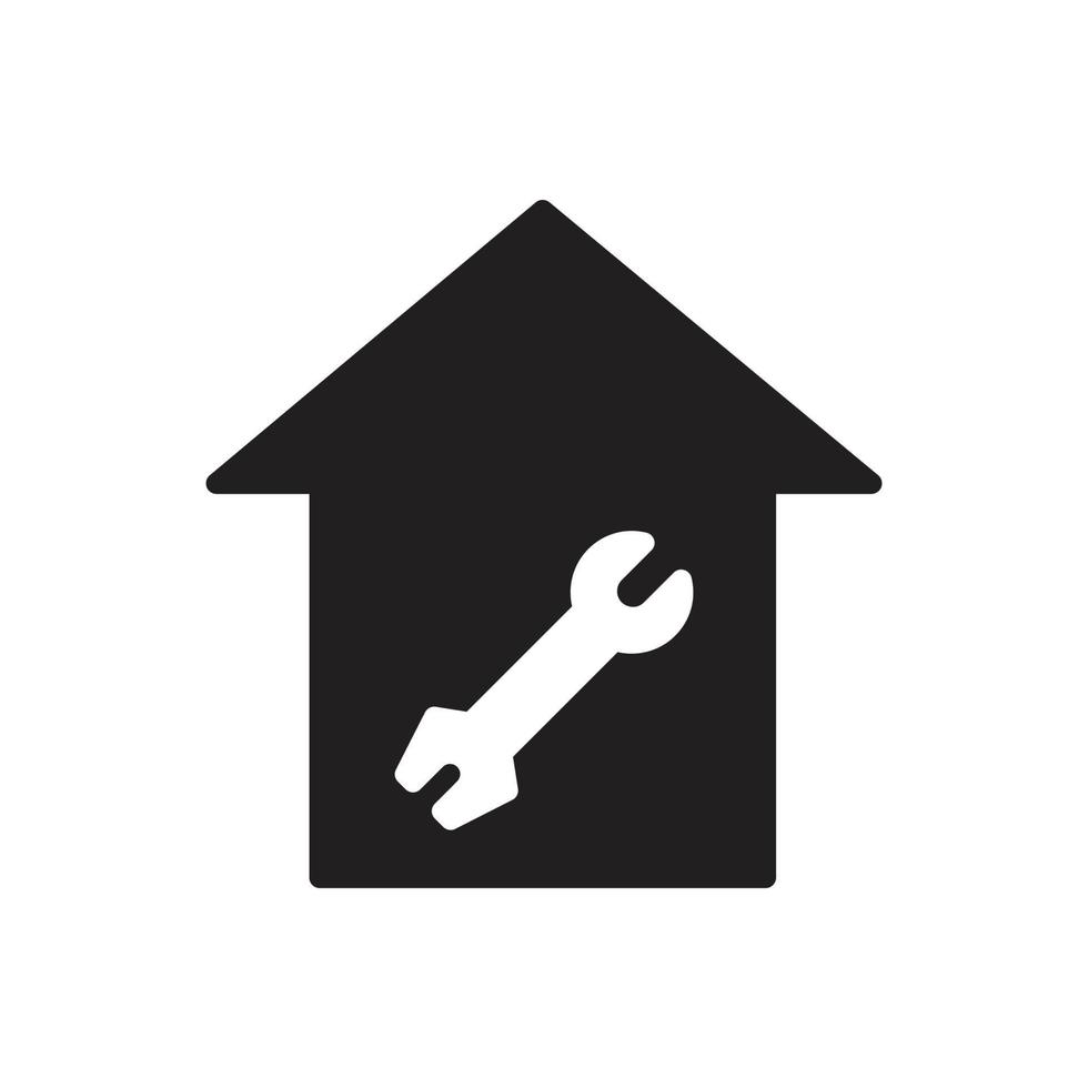 icône de style solide résidentiel et immobilier. conceptions vectorielles adaptées aux sites Web, applications, applications. vecteur