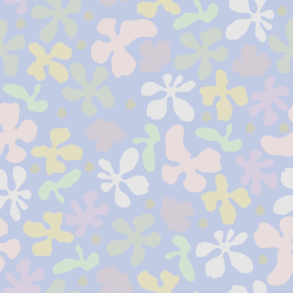 motif pastel floral sans soudure de vecteur. vecteur