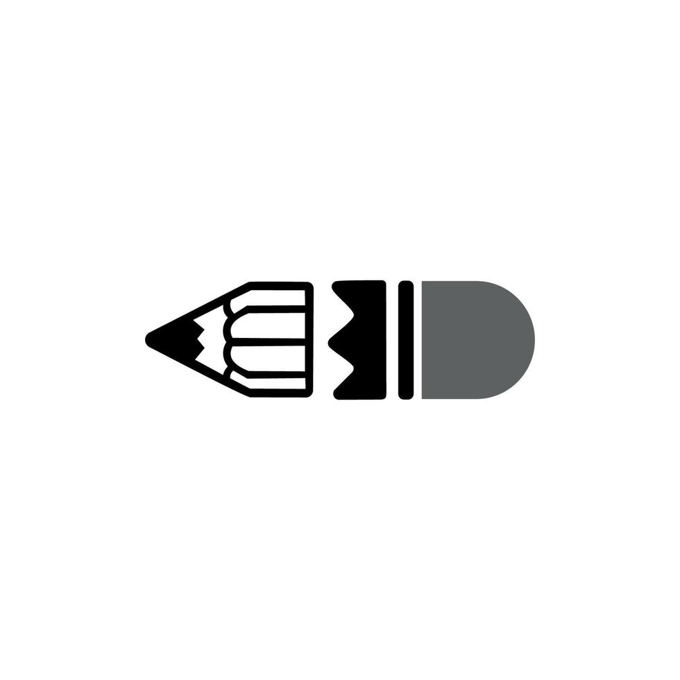 icône de crayon, illustration de crayon pour le web, les applications mobiles, le design. symbole de vecteur de crayon.