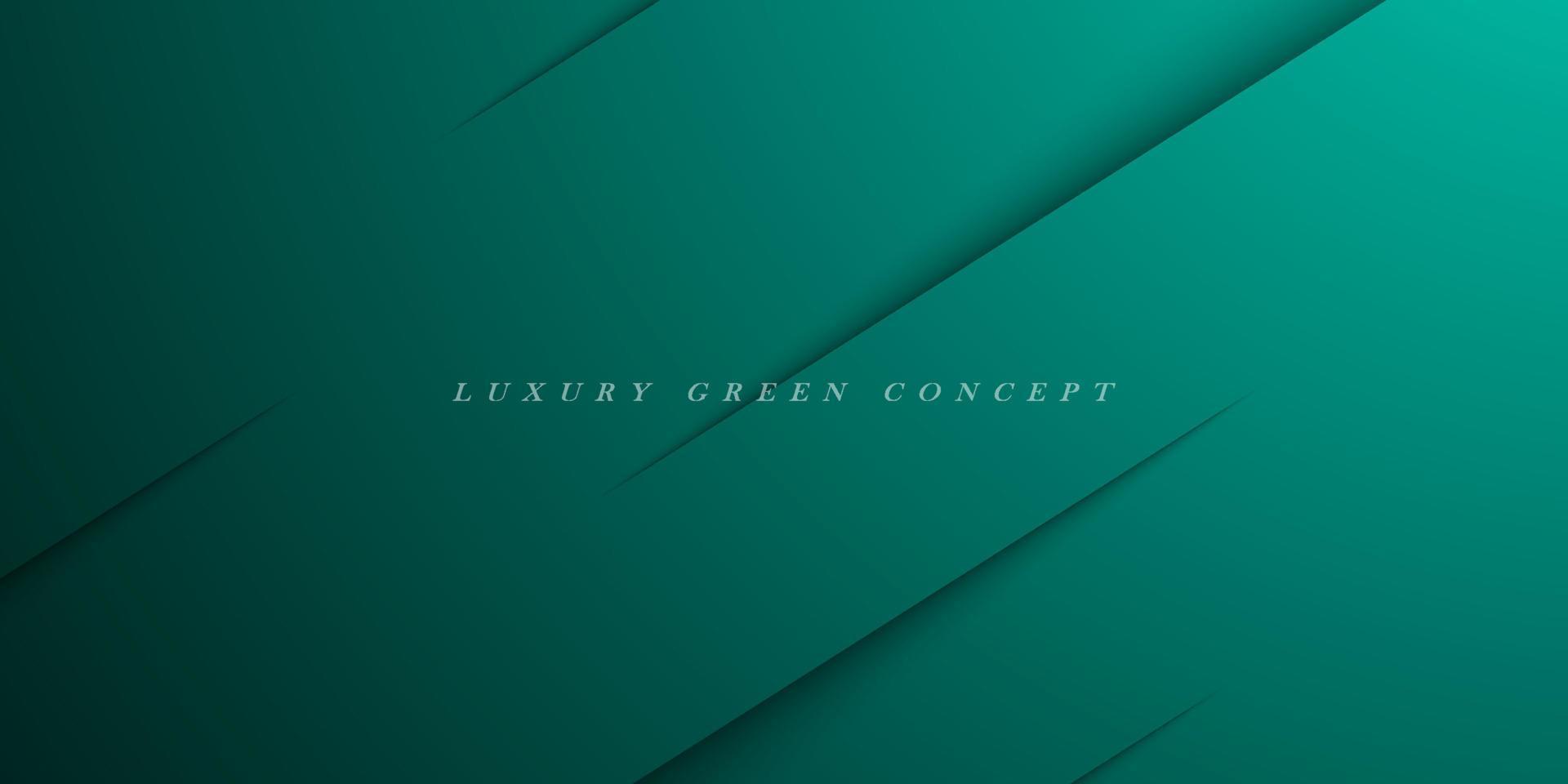 arrière-plans de luxe verts vectoriels abstraits modernes avec des éléments graphiques géométriques pour l'affiche, le dépliant, le tableau numérique et la conception de concept.eps10 vecteur