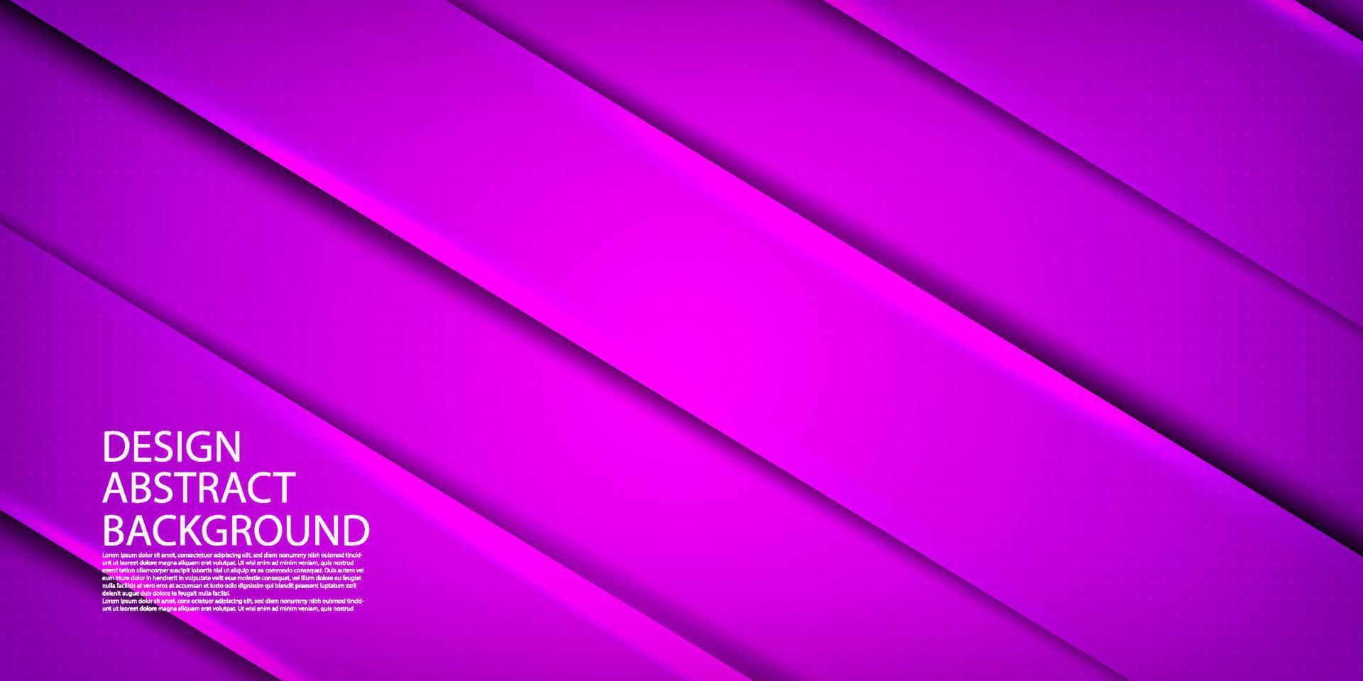 abstrait violet rose avec éclat. Look 3D et design sympa. illustration vecteur eps10