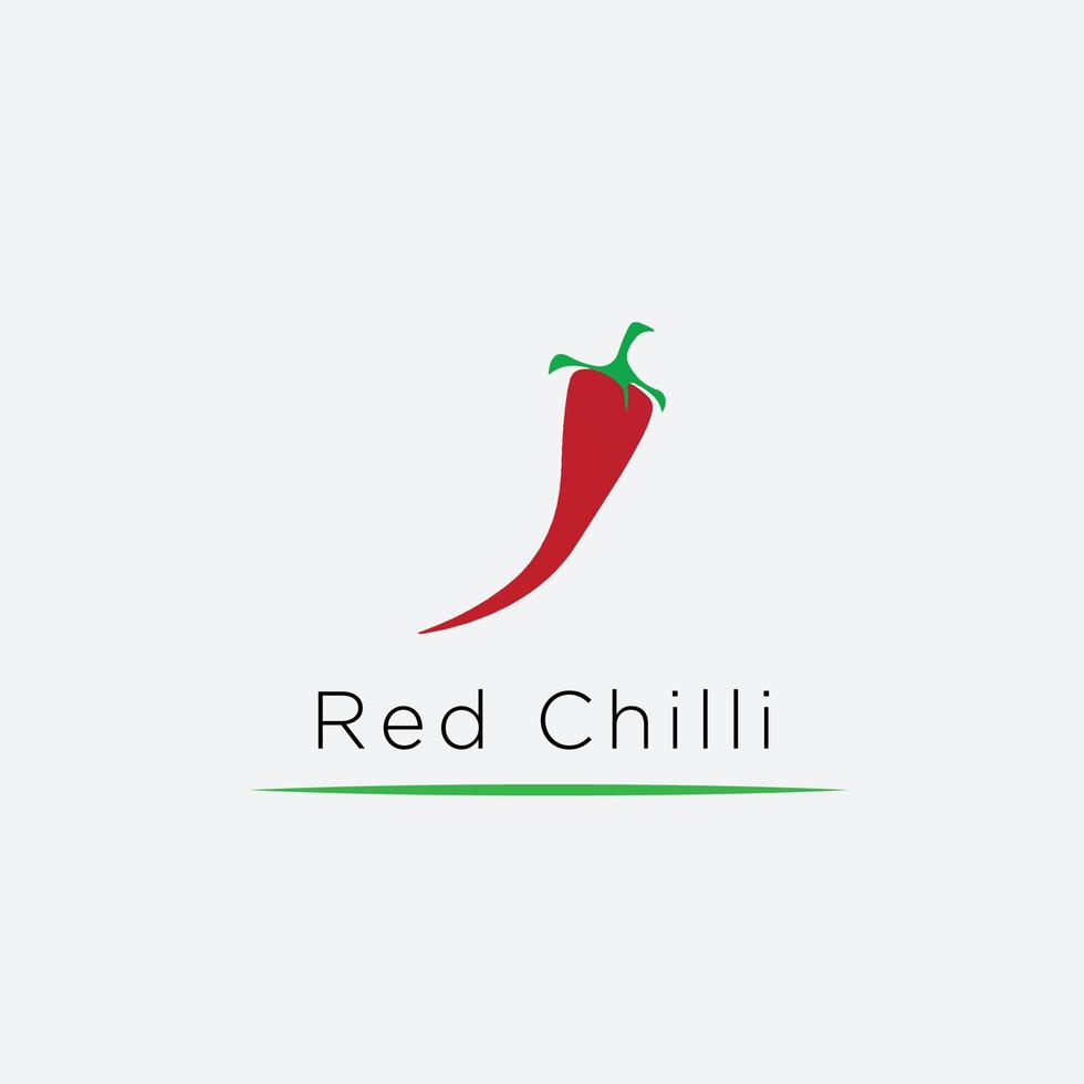 icône de piment rouge pour le logo monogramme des initiales de l'entreprise vecteur
