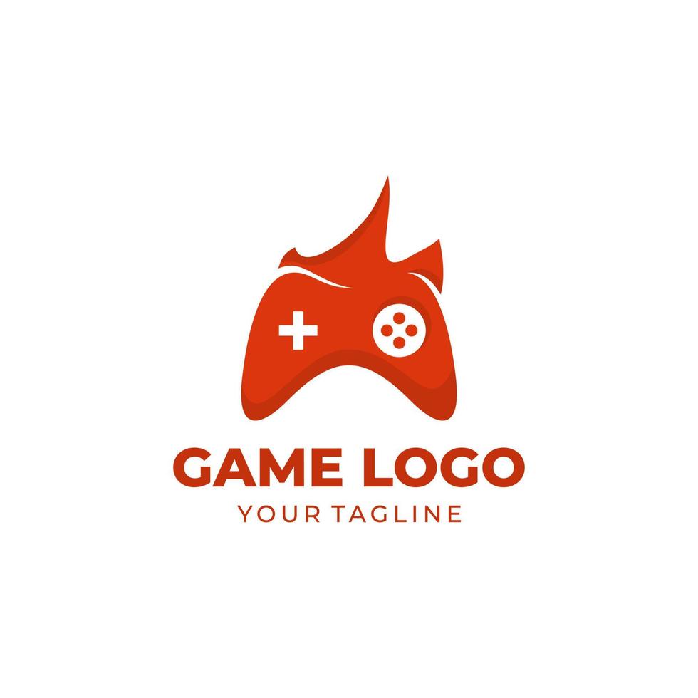modèle de vecteur de conception de logo de console de jeu