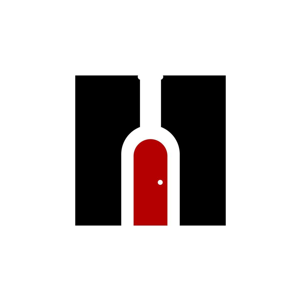 modèle de vecteur de conception de logo de vin